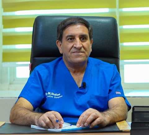 تصویر دکتر مسعود شفیعی فوق تخصص جراحی قلب و عروق در شیراز